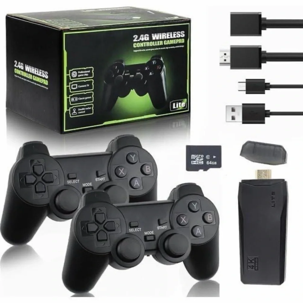 Black M8 Game Console U Bao 2.4g Wireless PS1 TV Game Console U8 HDMI HD 4K